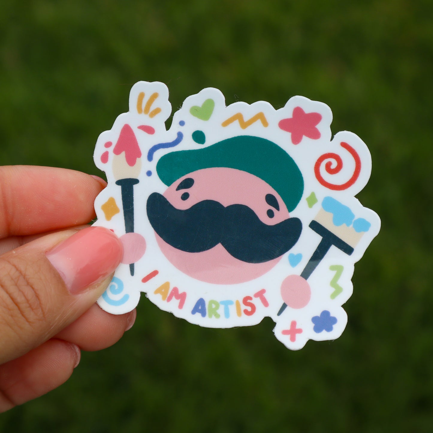 "I AM ARTIST" Sticker