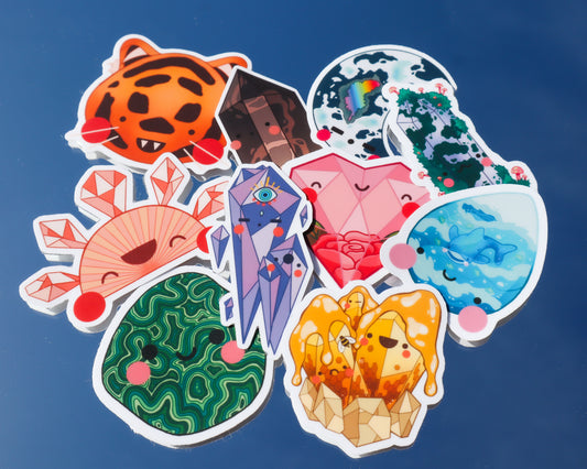 Happy Crystal Sticker Pack